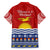 Kiribati Christmas Family Matching Puletasi Dress and Hawaiian Shirt Tekeraoi n Te Tiritimati Polynesian Tribal LT9 - Polynesian Pride