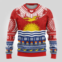 Kiribati Christmas Ugly Christmas Sweater Tekeraoi n Te Tiritimati Polynesian Tribal LT9 - Polynesian Pride