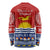 Kiribati Christmas Long Sleeve Shirt Tekeraoi n Te Tiritimati Polynesian Tribal LT9 - Polynesian Pride