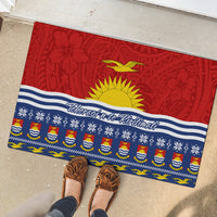 Kiribati Christmas Rubber Doormat Tekeraoi n Te Tiritimati Polynesian Tribal LT9 - Polynesian Pride