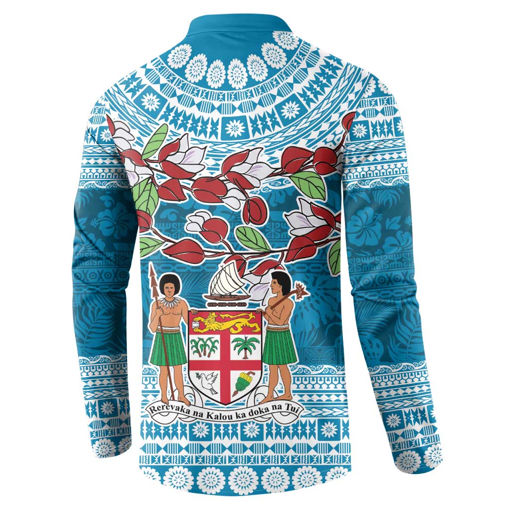 Fijian Tagimoucia Flowers Button Sweatshirt Christmas Coquette bow