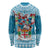 Fijian Tagimoucia Flowers Long Sleeve Shirt Christmas Coquette bow