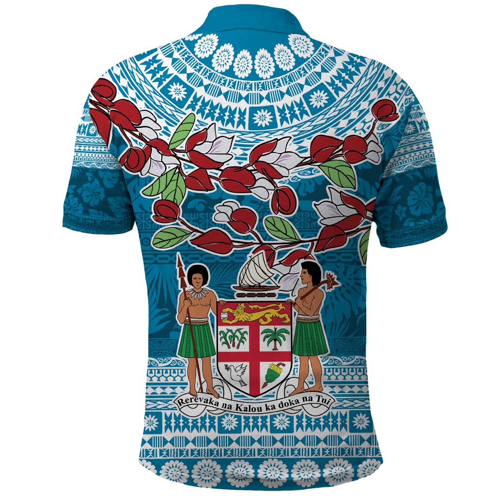 Fijian Tagimoucia Flowers Polo Shirt Christmas Coquette bow