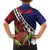 Samoan Ula Fala Flowers Family Matching Tank Maxi Dress and Hawaiian Shirt Christmas Santa Belt