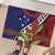 Samoan Ula Fala Flowers Rubber Doormat Christmas Santa Belt
