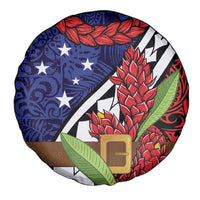 Samoan Ula Fala Flowers Spare Tire Cover Christmas Santa Belt