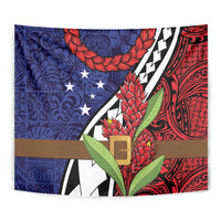Samoan Ula Fala Flowers Tapestry Christmas Santa Belt