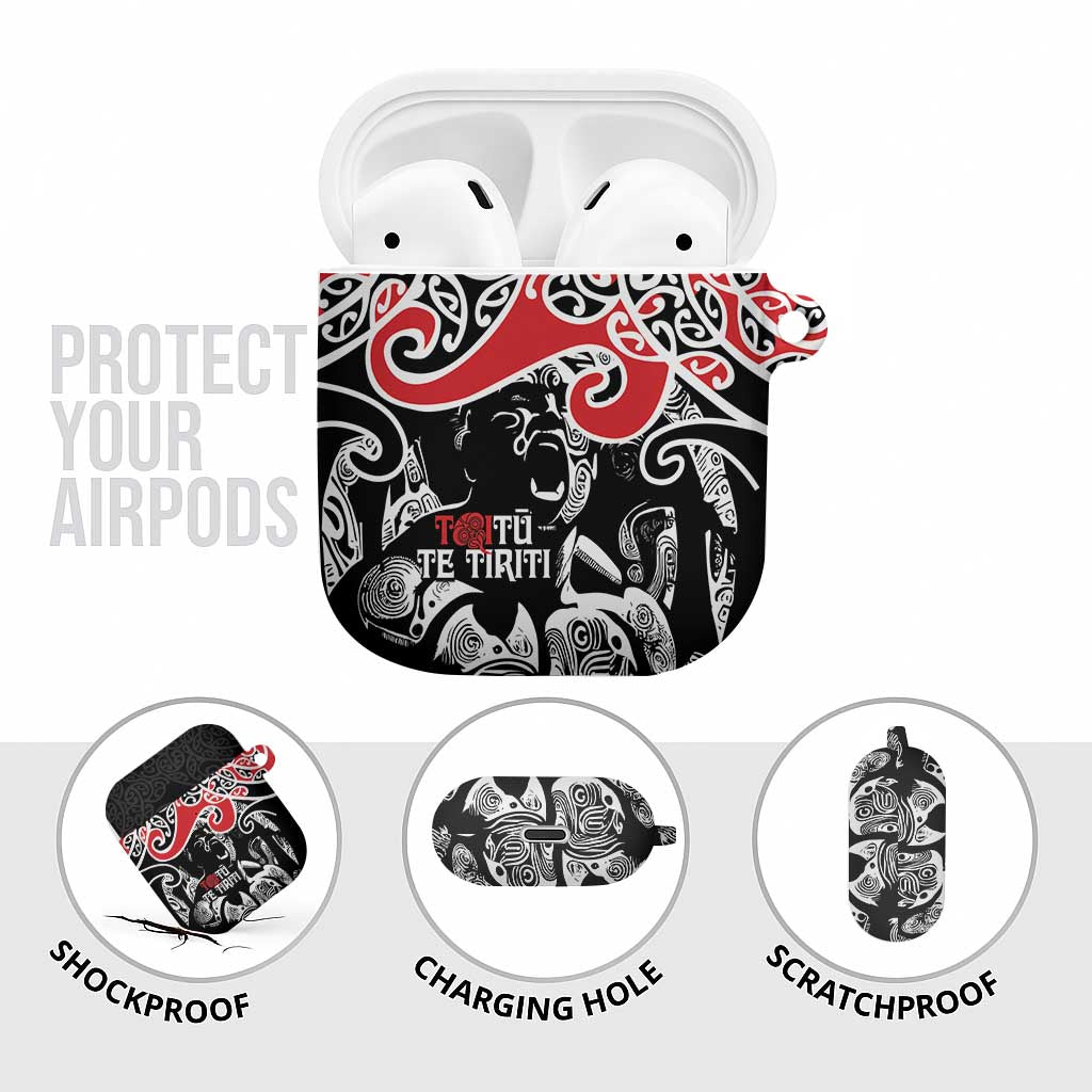 Aotearoa Toitu Te Tiriti AirPods Case New Zealand Stand Together Stand Stronger - Polynesian Pride