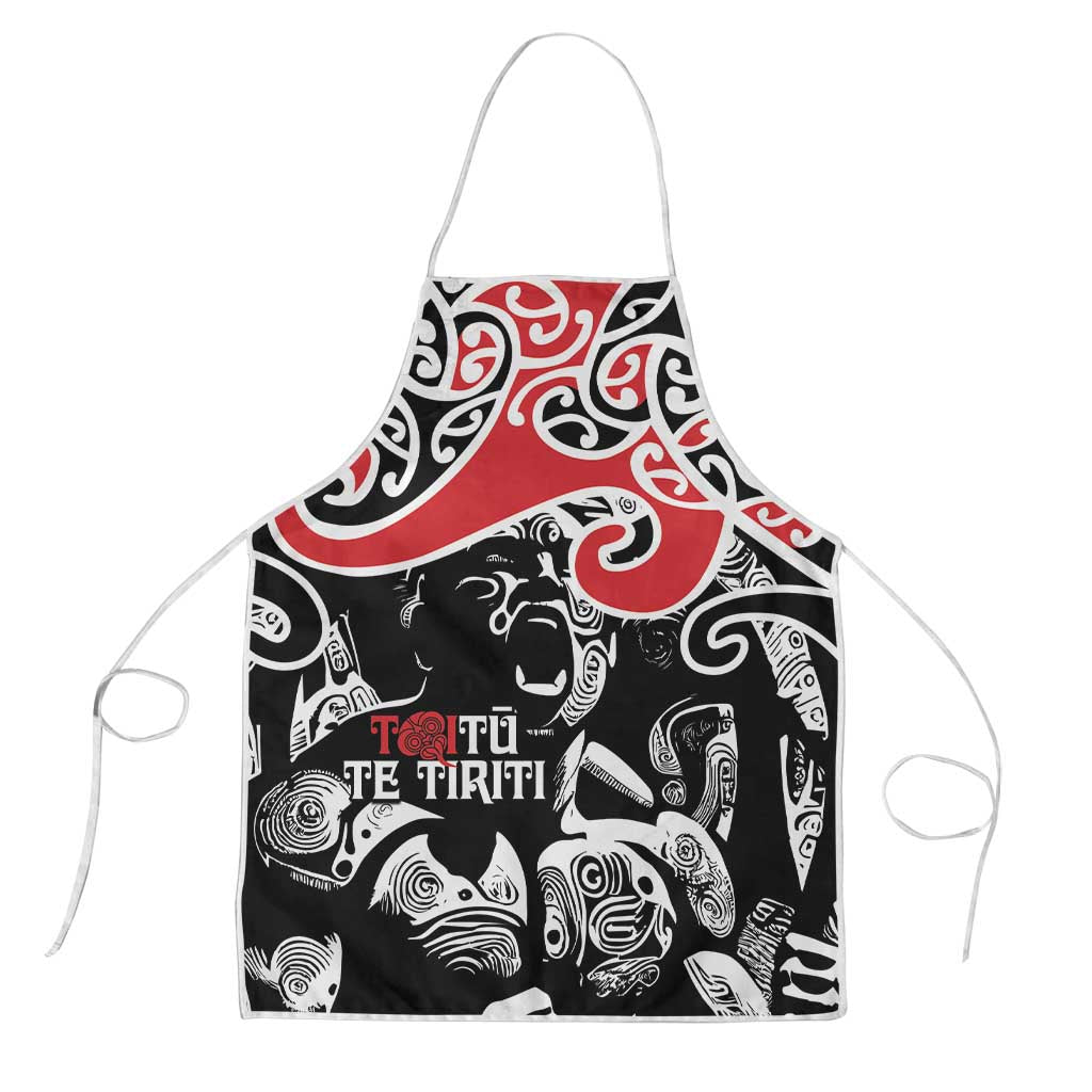 Aotearoa Toitu Te Tiriti Apron New Zealand Stand Together Stand Stronger - Polynesian Pride