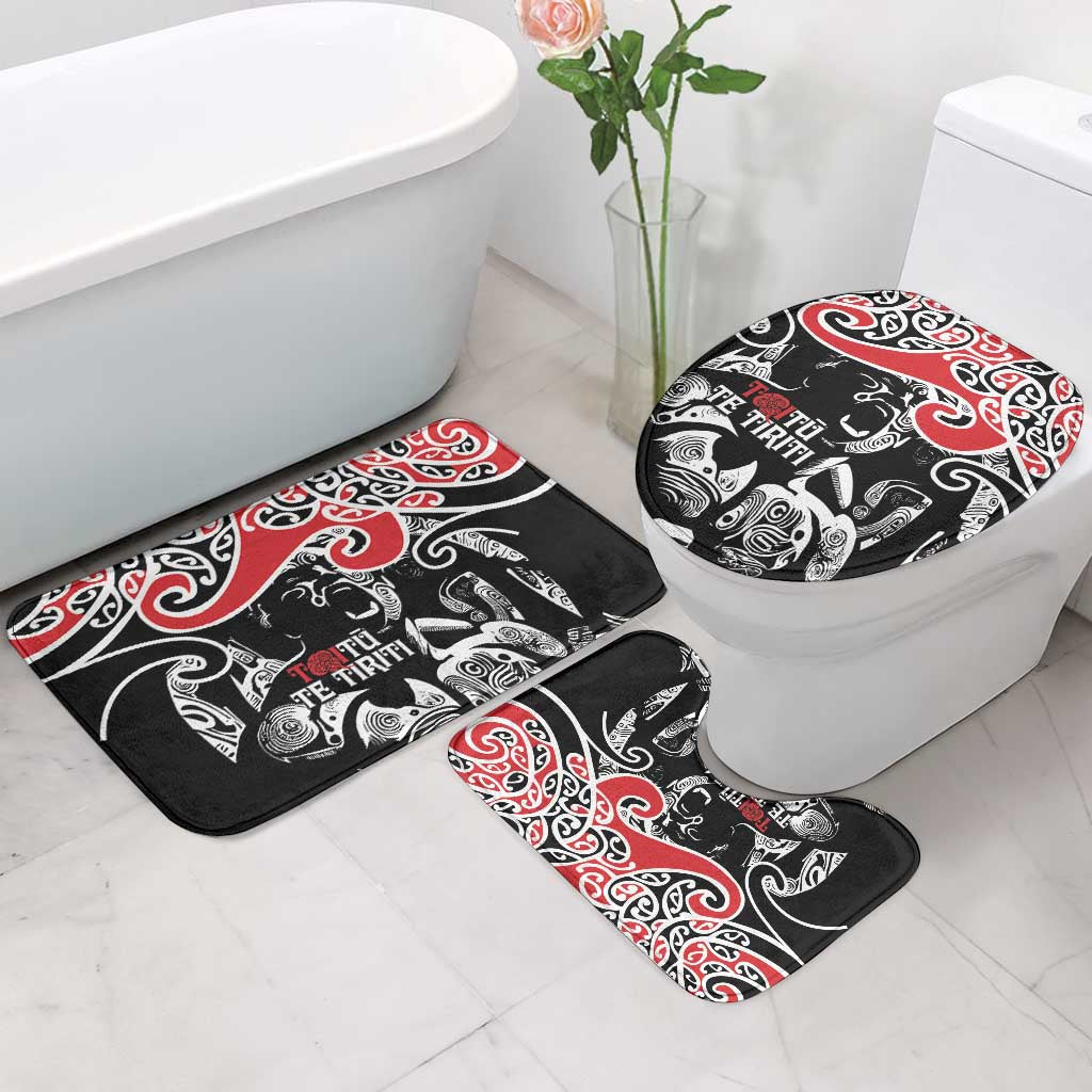 Aotearoa Toitu Te Tiriti Bathroom Set New Zealand Stand Together Stand Stronger - Polynesian Pride