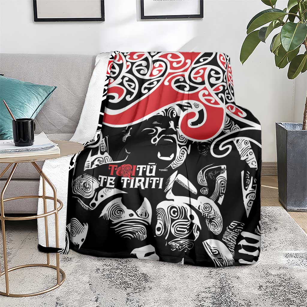 Aotearoa Toitu Te Tiriti Blanket New Zealand Stand Together Stand Stronger