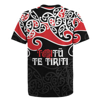 Aotearoa Toitu Te Tiriti Rugby Jersey New Zealand Stand Together Stand Stronger