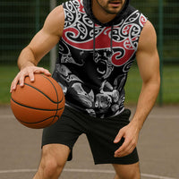 Aotearoa Toitu Te Tiriti Sleeveless Hoodie New Zealand Stand Together Stand Stronger - Polynesian Pride