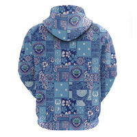 Federated States of Micronesia Merry Christmas Hoodie Pacific Patchwork Xmas Vibes - Polynesian Pride