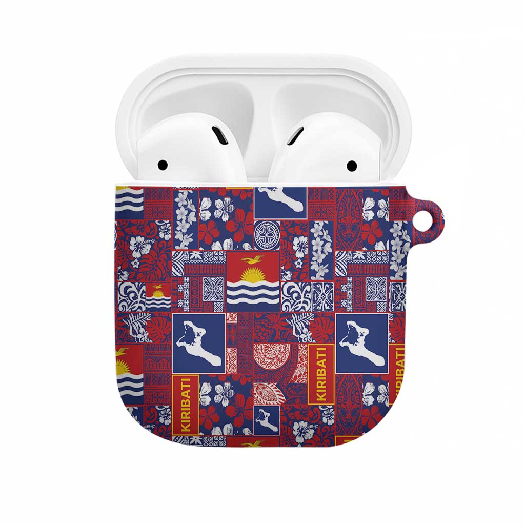 Kiribati Tekeraoi n te Kiritimati AirPods Case Pacific Patchwork Xmas Vibes - Polynesian Pride