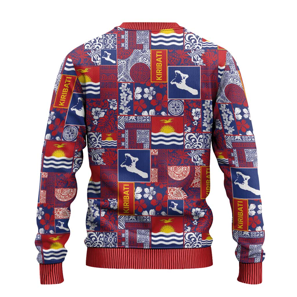 Kiribati Tekeraoi n te Kiritimati Ugly Christmas Sweater Pacific Patchwork Xmas Vibes - Polynesian Pride