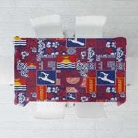 Kiribati Tekeraoi n te Kiritimati Tablecloth Pacific Patchwork Xmas Vibes - Polynesian Pride