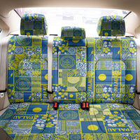 Palau Ungil Kurismas Back Car Seat Cover Pacific Patchwork Xmas Vibes - Polynesian Pride
