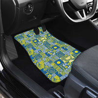 Palau Ungil Kurismas Car Mats Pacific Patchwork Xmas Vibes - Polynesian Pride