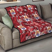 Tahiti Oaoa I Teie Noera Quilt Pacific Patchwork Xmas Vibes - Polynesian Pride