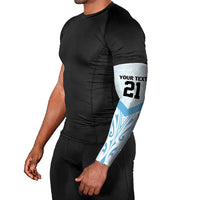 Fiji Football Custom Arm Sleeves Bula Boys Go Champions - Polynesian Pride