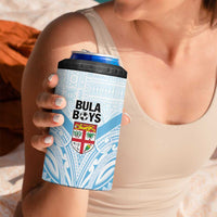 Fiji Football Custom 4 in 1 Can Cooler Tumbler Bula Boys Go Champions