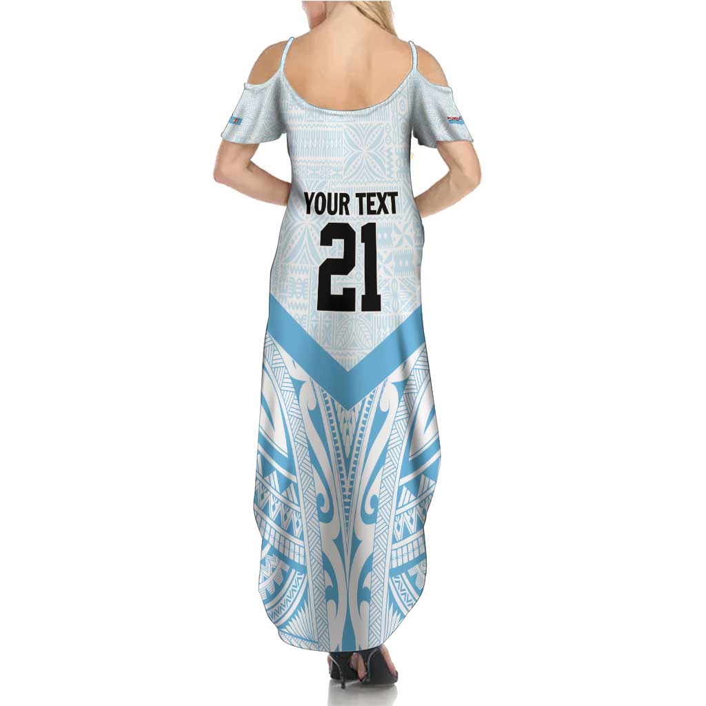 Fiji Football Custom Family Matching Summer Maxi Dress and Hawaiian Shirt Bula Boys Go Champions