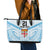 Fiji Football Custom Leather Tote Bag Bula Boys Go Champions