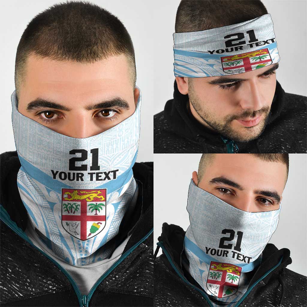 Fiji Football Custom Neck Gaiter Bula Boys Go Champions - Polynesian Pride