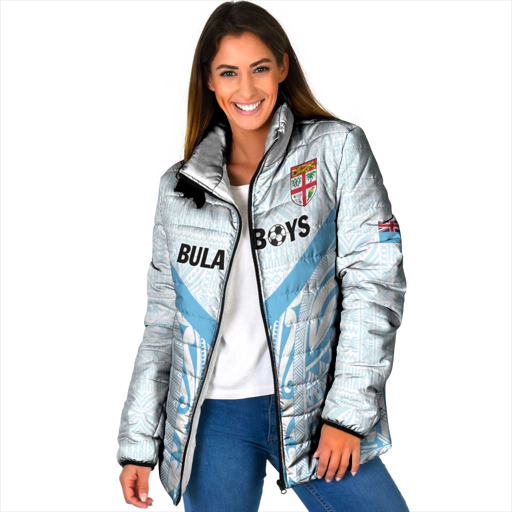 Fiji Football Custom Padded Jacket Bula Boys Go Champions - Polynesian Pride