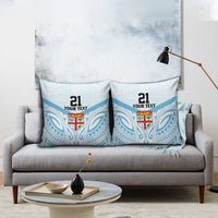 Fiji Football Custom Pillow Cover Bula Boys Go Champions - Polynesian Pride