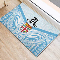 Fiji Football Custom Rubber Doormat Bula Boys Go Champions LT9 - Polynesian Pride