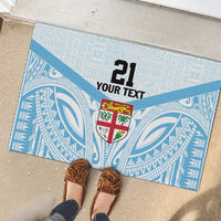 Fiji Football Custom Rubber Doormat Bula Boys Go Champions LT9 - Polynesian Pride