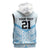 Fiji Football Custom Sleeveless Zip Hoodie Bula Boys Go Champions - Polynesian Pride