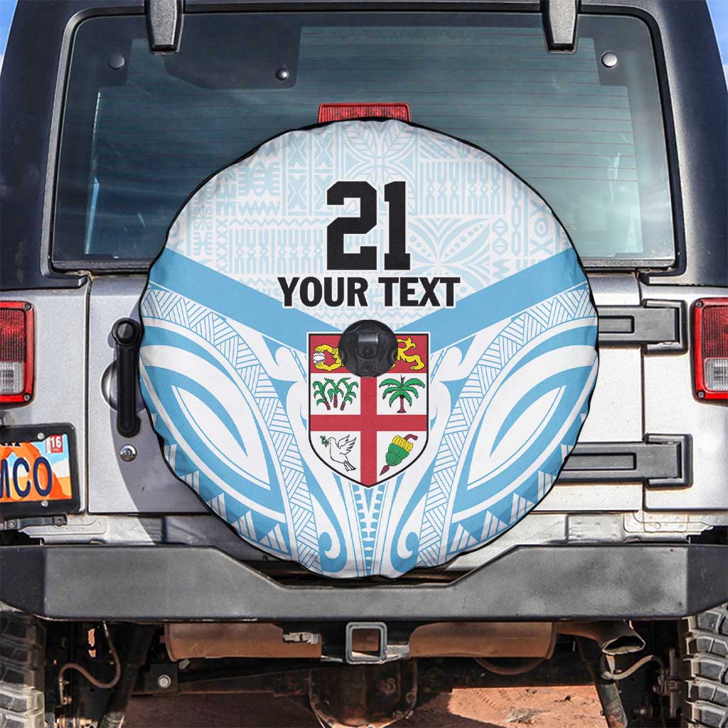 Fiji Football Custom Spare Tire Cover Bula Boys Go Champions
