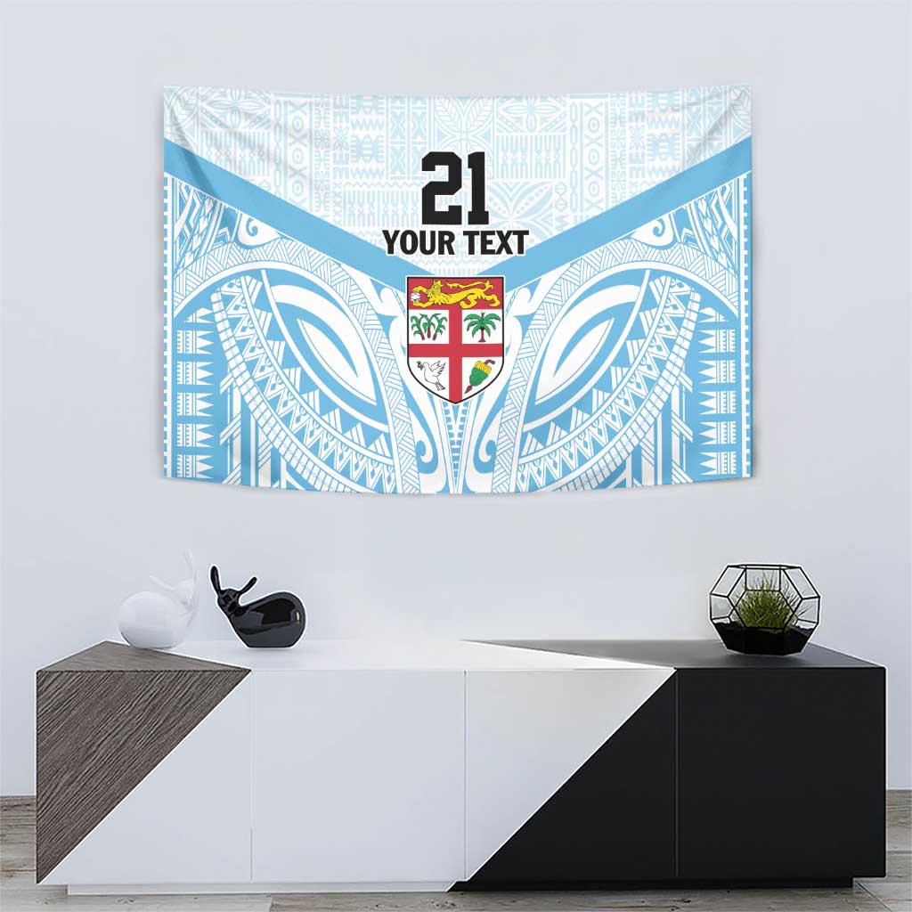 Fiji Football Custom Tapestry Bula Boys Go Champions