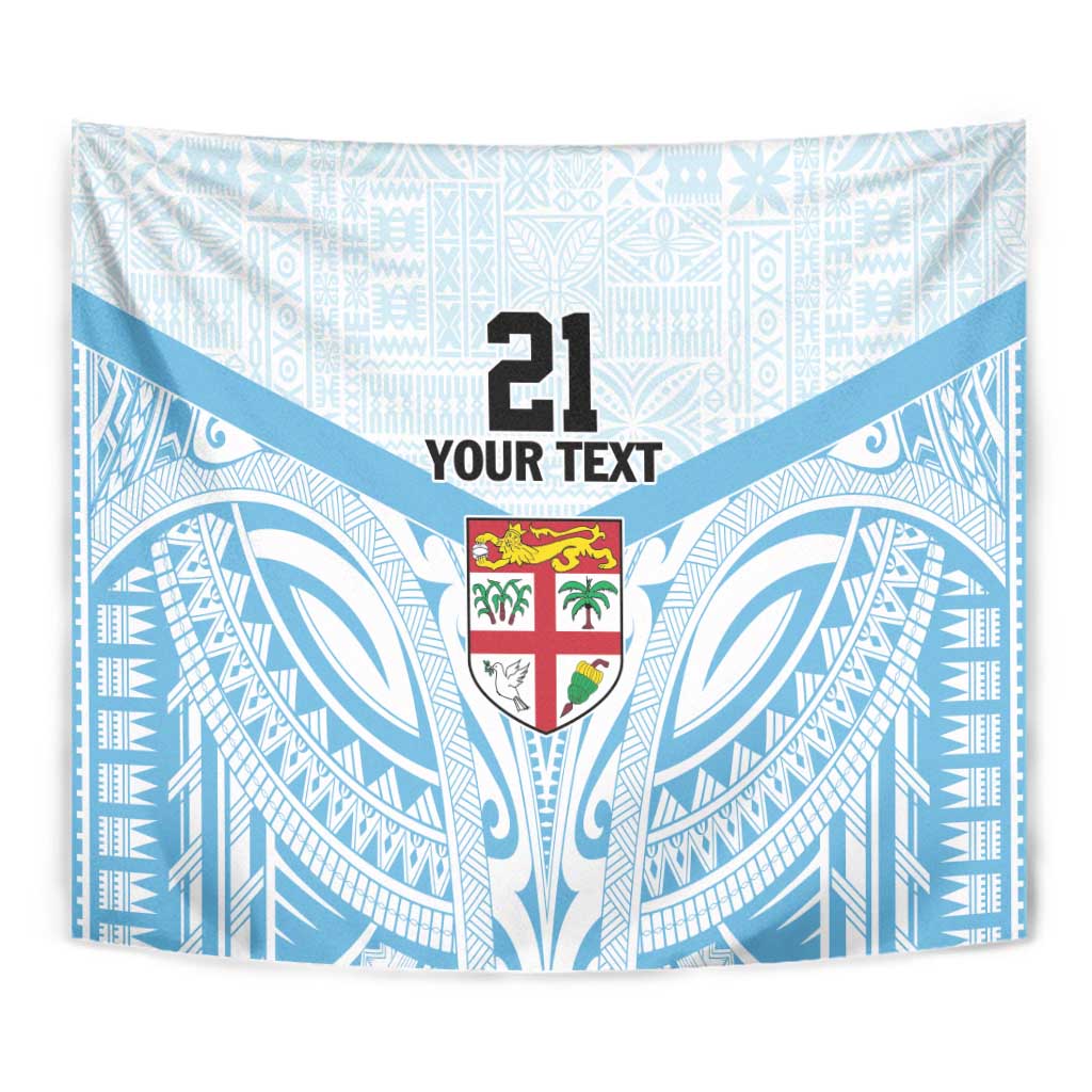 Fiji Football Custom Tapestry Bula Boys Go Champions