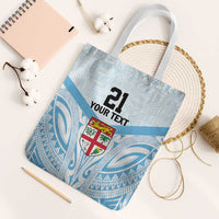 Fiji Football Custom Tote Bag Bula Boys Go Champions - Polynesian Pride