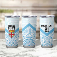 Fiji Football Custom Tumbler Cup Bula Boys Go Champions