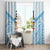 Fiji Football Custom Window Curtain Bula Boys Go Champions