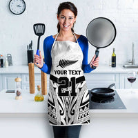 New Zealand Football Custom Apron All White Fern Go Champions - Polynesian Pride