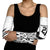 New Zealand Football Custom Arm Sleeves All White Fern Go Champions - Polynesian Pride