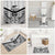 New Zealand Football Custom Bathroom Set All White Fern Go Champions - Polynesian Pride