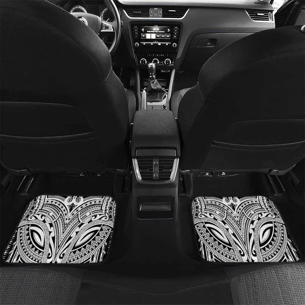 New Zealand Football Custom Car Mats All White Fern Go Champions