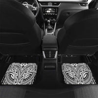 New Zealand Football Custom Car Mats All White Fern Go Champions