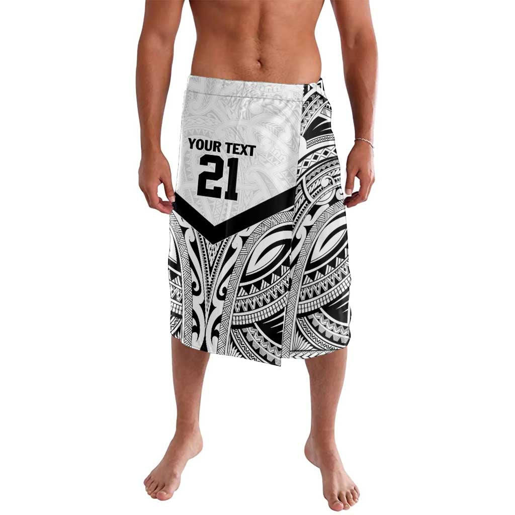 New Zealand Football Custom Lavalava All White Fern Go Champions