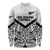 New Zealand Football Custom Long Sleeve Shirt All White Fern Go Champions