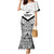 New Zealand Football Custom Mermaid Dress All White Fern Go Champions