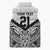 New Zealand Football Custom Sleeveless Puffer Jacket All White Fern Go Champions - Polynesian Pride