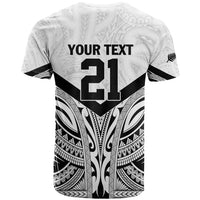 New Zealand Football Custom T Shirt All White Fern Go Champions